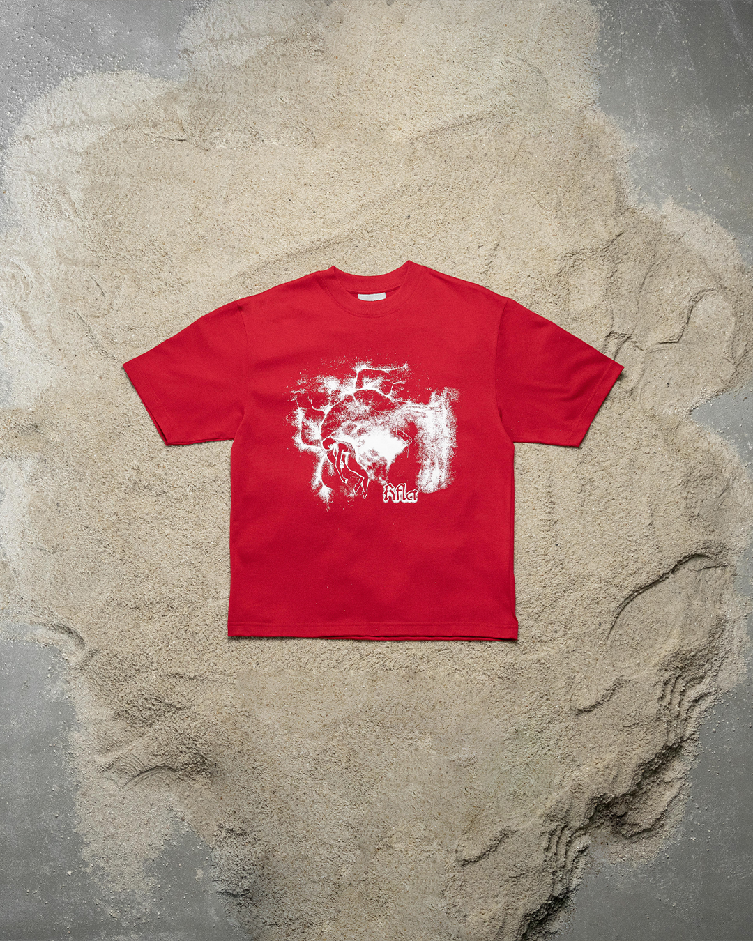 RFLCT Oversized Streetwear T-Shirt Herren Organic Cotton Atmosphere Tee