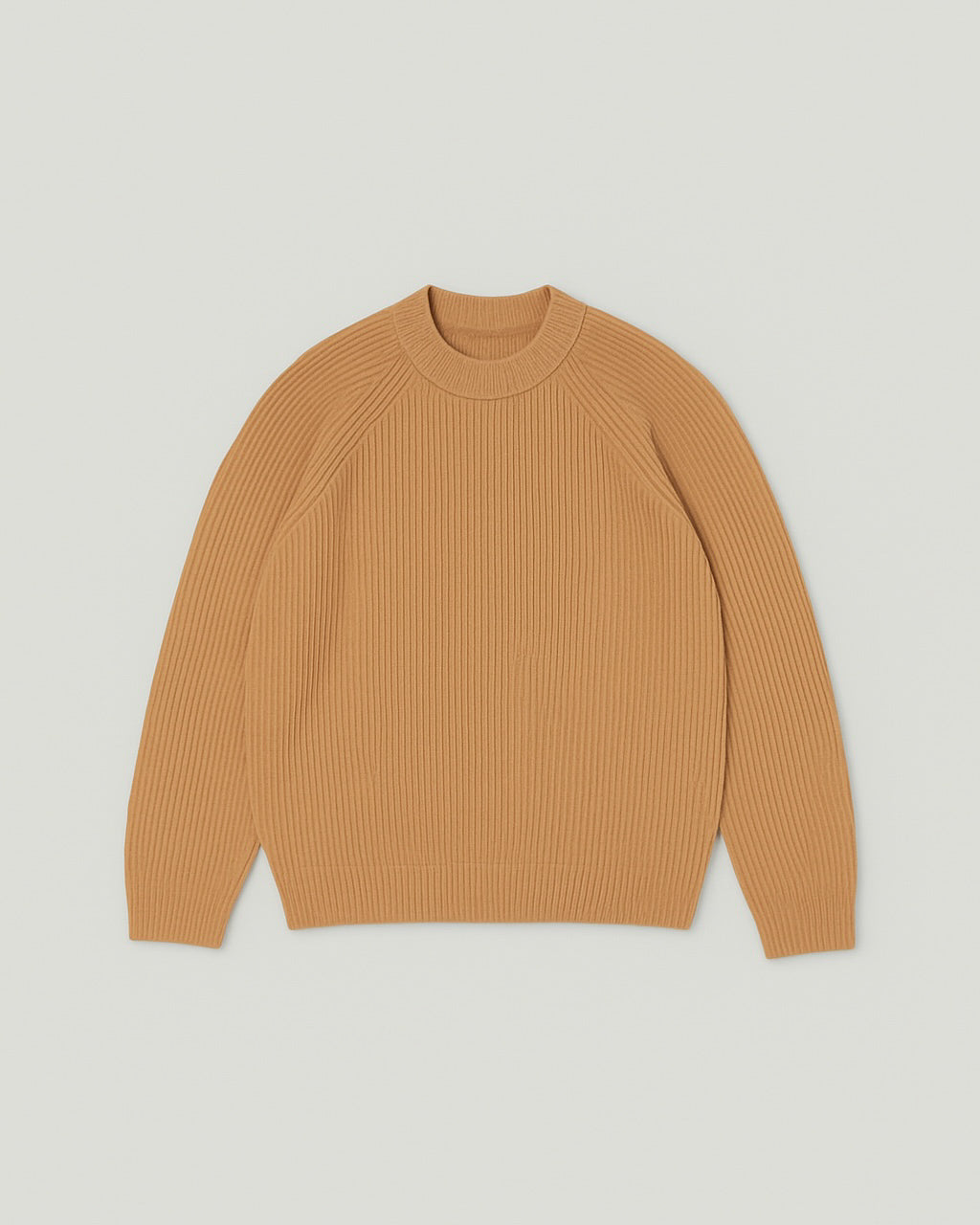 SOFT WOOL CREWNECK CAMEL