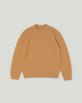 CHUNKY RIB KNIT CREWNECK PINK 