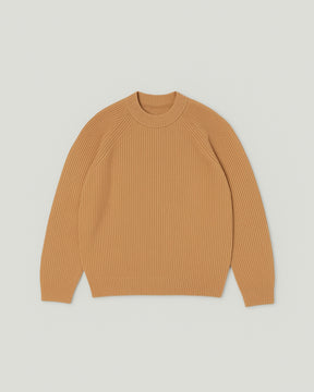CHUNKY RIB KNIT CREWNECK PINK 