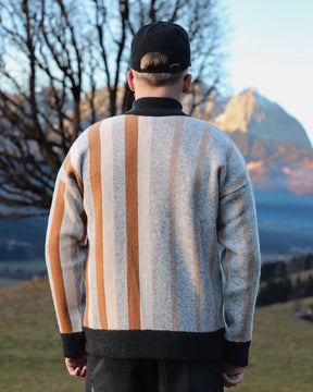 GROUNDED WOOL JACKET