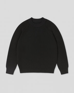 SOFT WOOL CREWNECK BLACK
