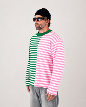 ASYMMETRIC STRIPE LONGSLEEVE