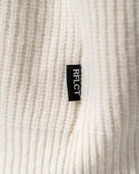 CHUNKY RIB KNIT CREWNECK CREAM