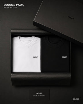 RFLCT REGULAR TEE DOUBLE-PACK