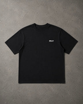 RFLCT REGULAR TEE BLACK
