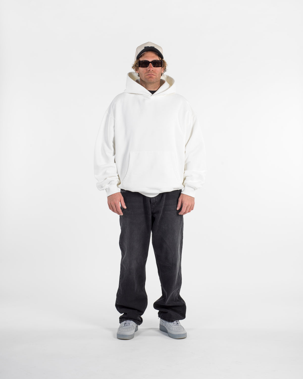 CLOUD MASK HOODIE - CREAMYNAL