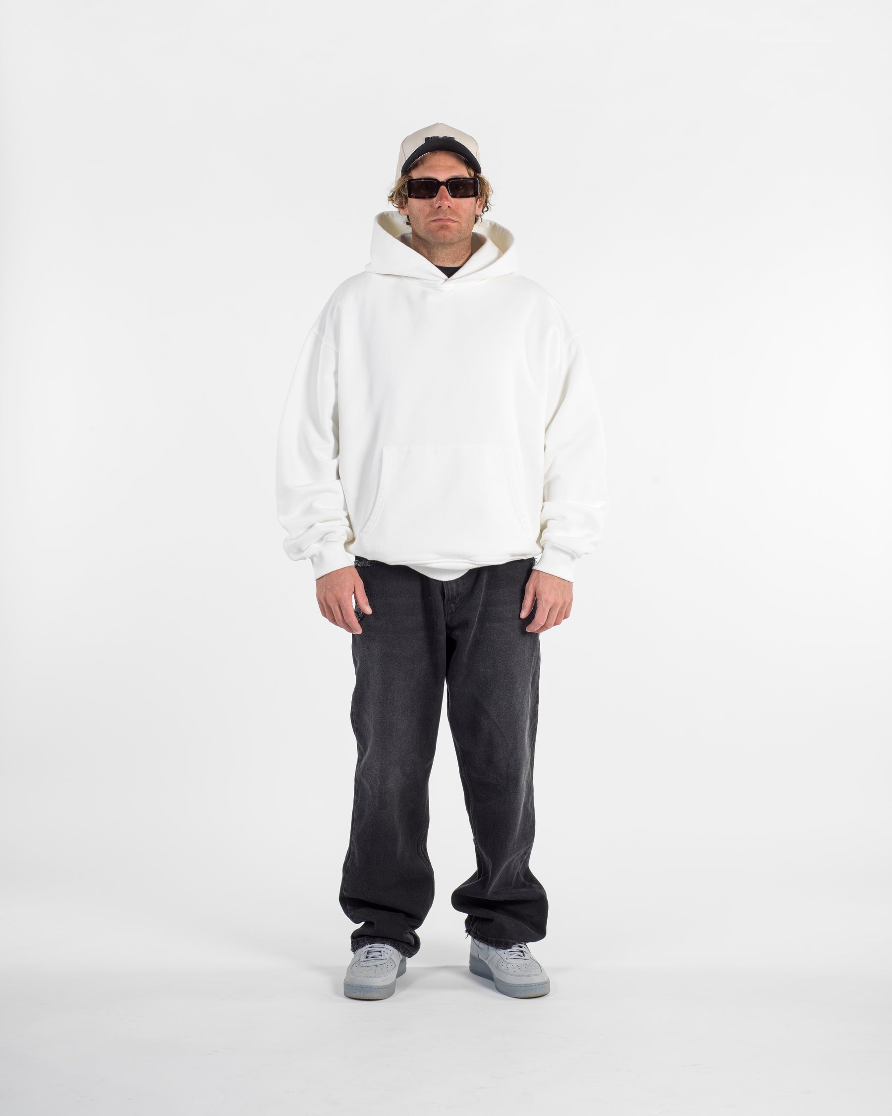 CLOUD MASK HOODIE - CREAMYNAL