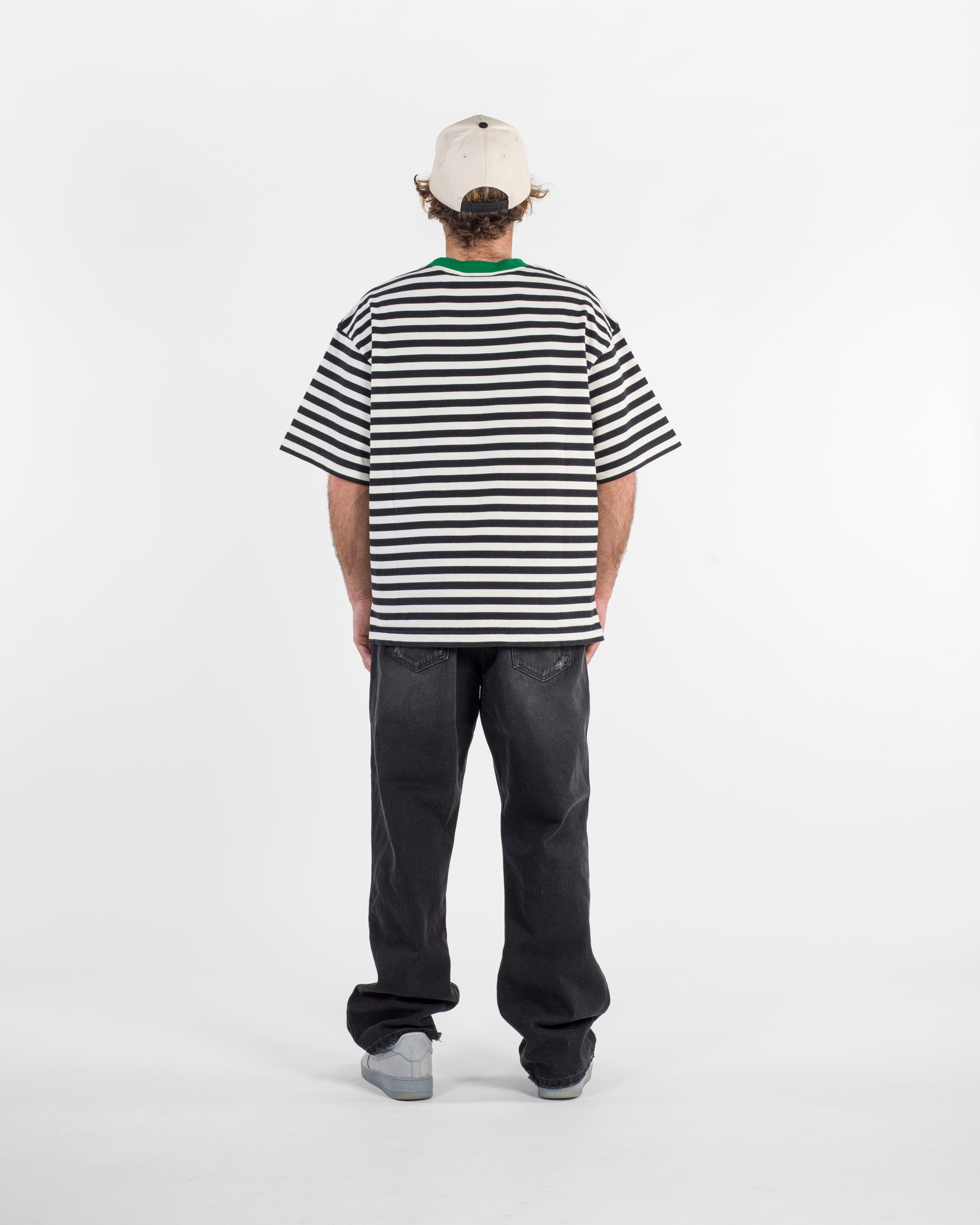 STRIPE TEE OREO GREEN