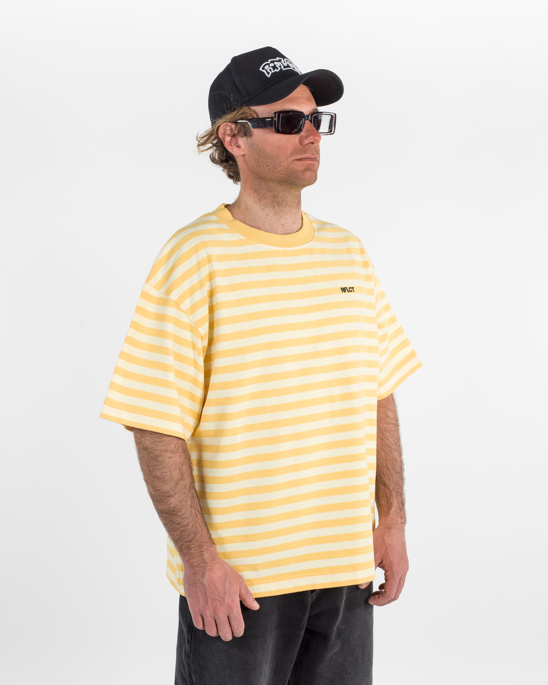 STRIPE TEE SUN FADE