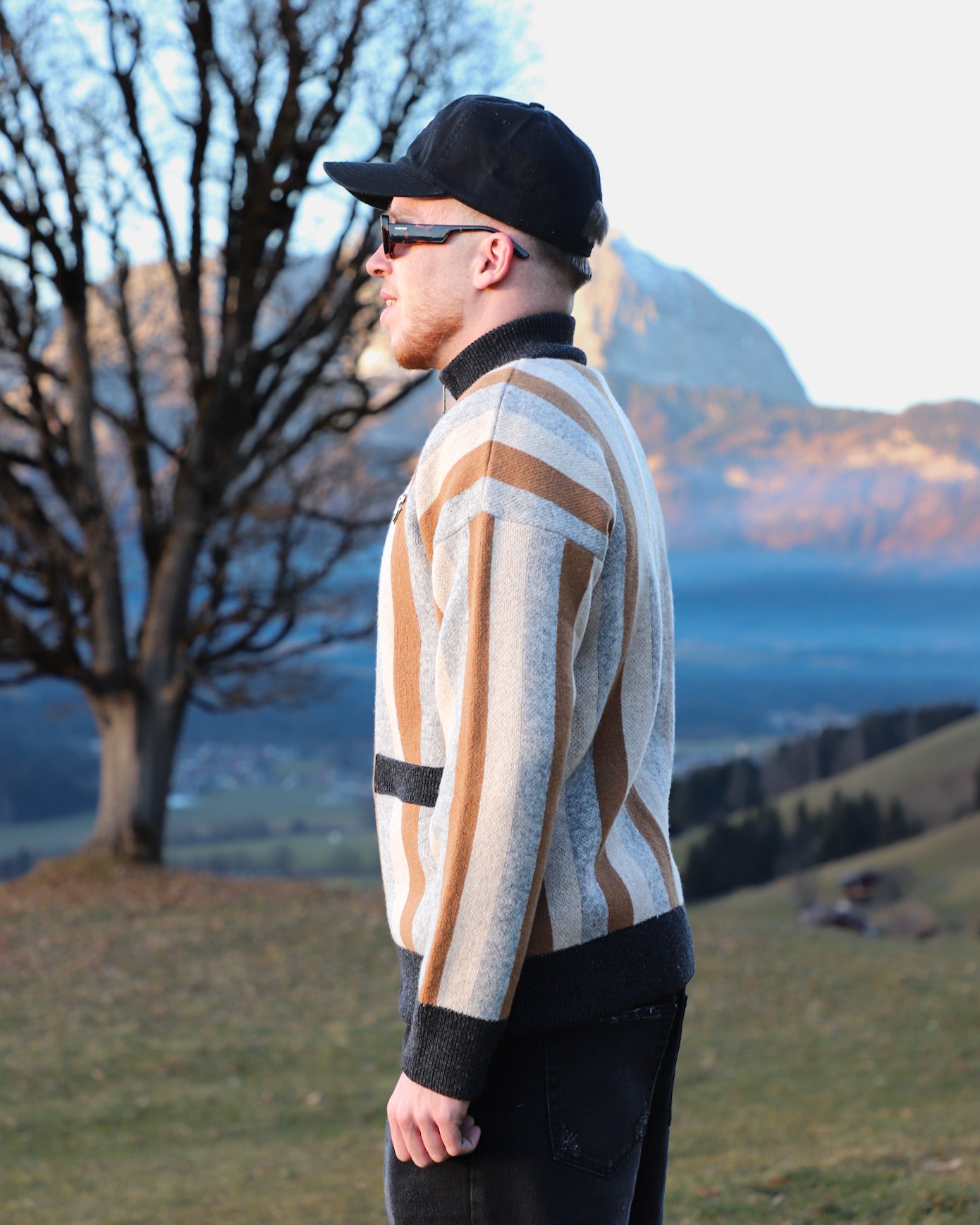 GROUNDED WOOL JACKET