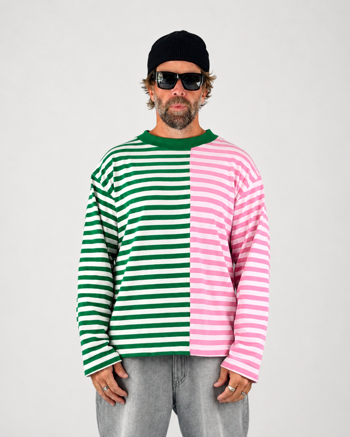 ASYMMETRIC STRIPE LONGSLEEVE