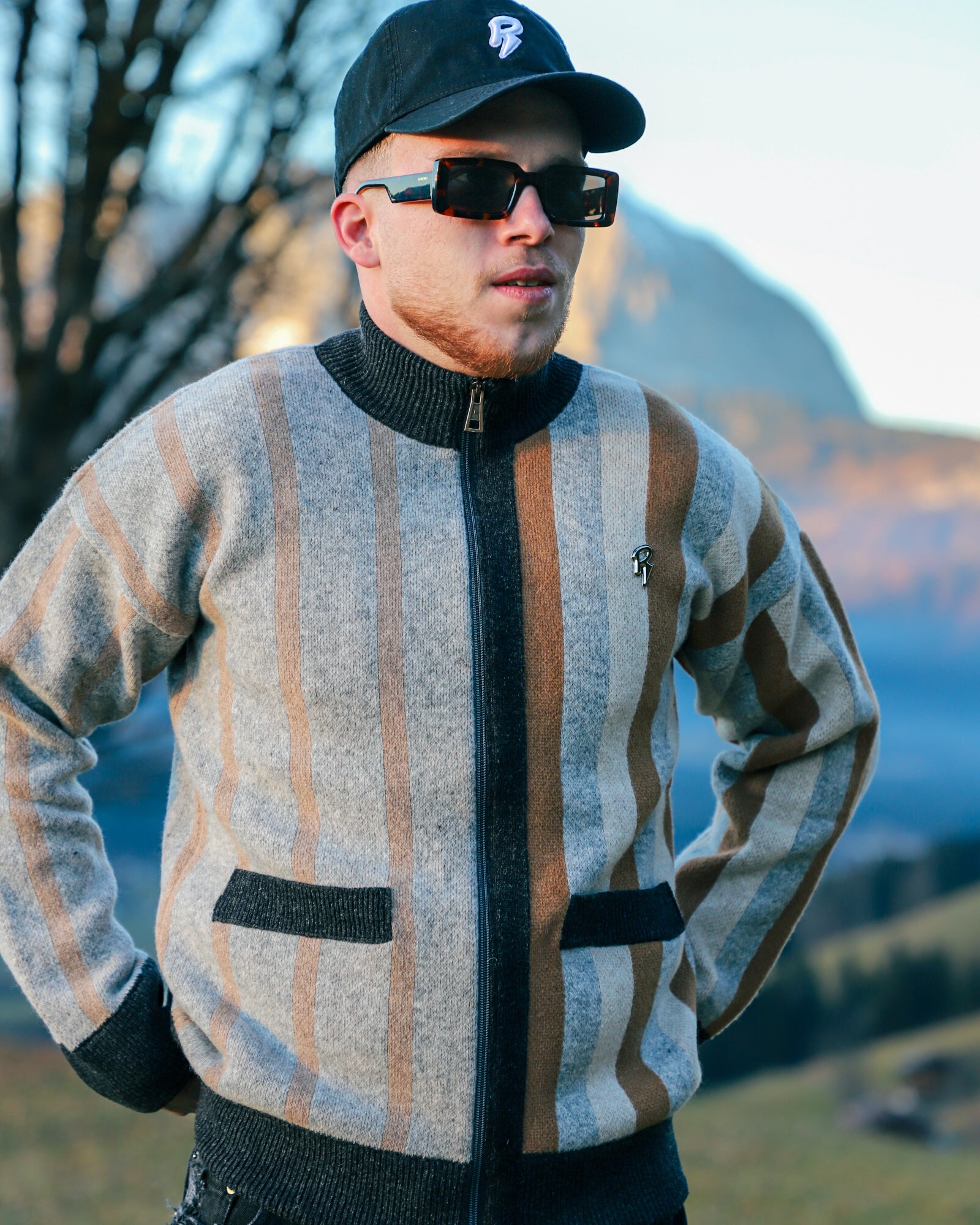 GROUNDED WOOL JACKET