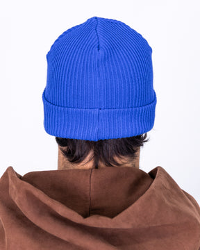 SOFT WINTER BEANIE ELECTRIC BLUE