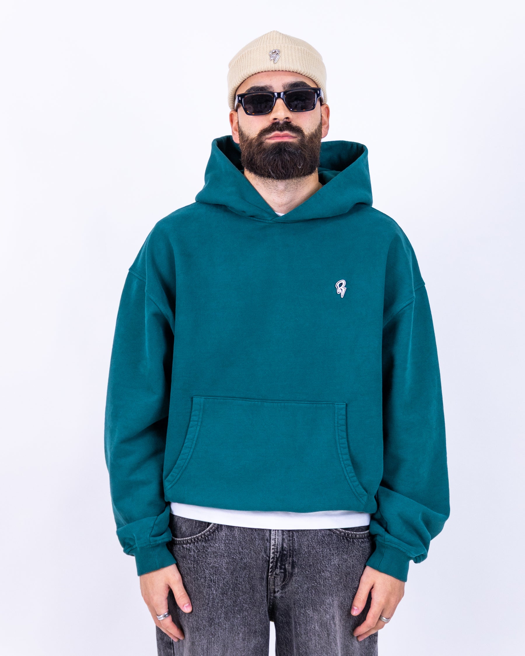 CLOUD MASK HOODIE - FOREST GREEN (VORBESTELLUNG)