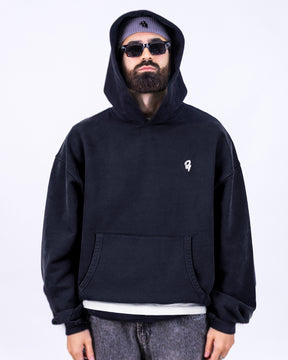 CLOUD MASK HOODIE - DEEP BLACK (VORBESTELLUNG)