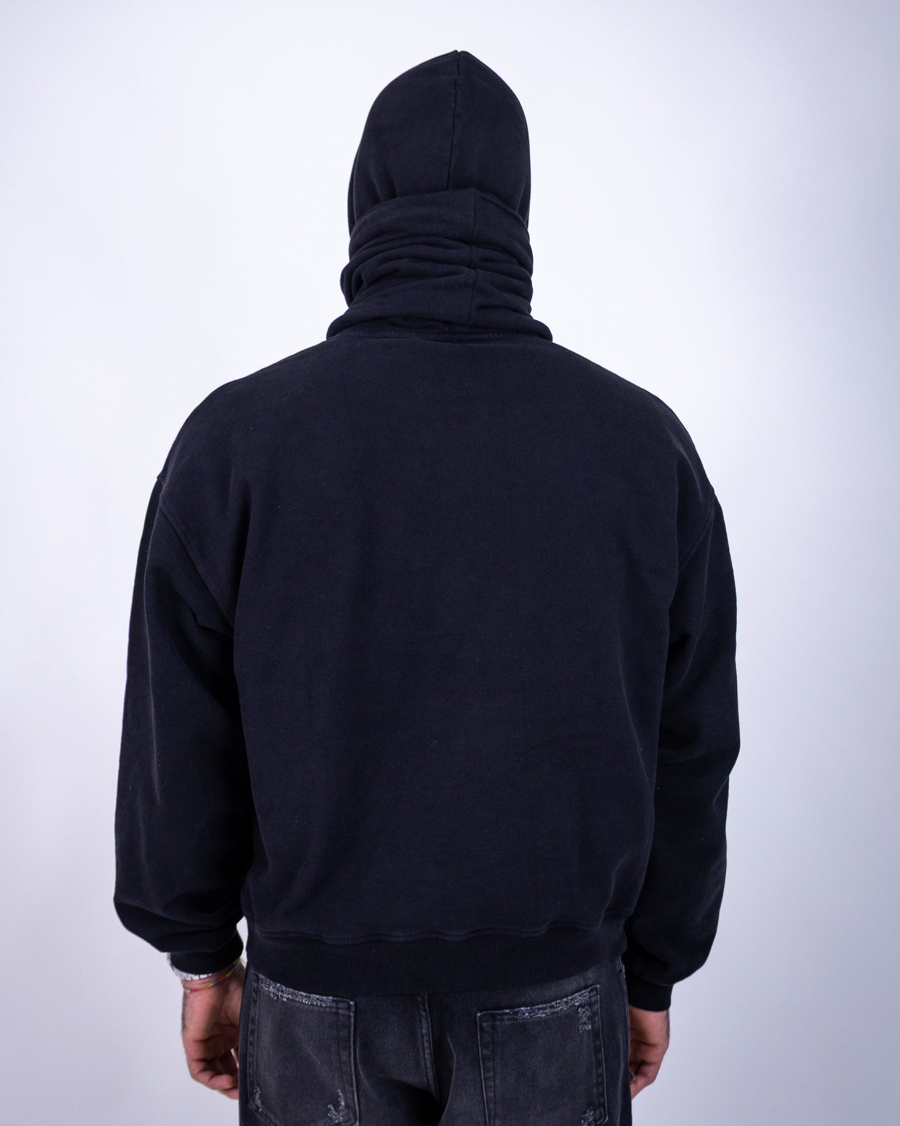 CLOUD MASK HOODIE - DEEP BLACK (VORBESTELLUNG)