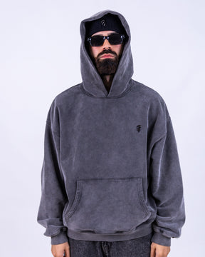 CLOUD MASK HOODIE - WASHED-OUT BLACK (VORBESTELLUNG)