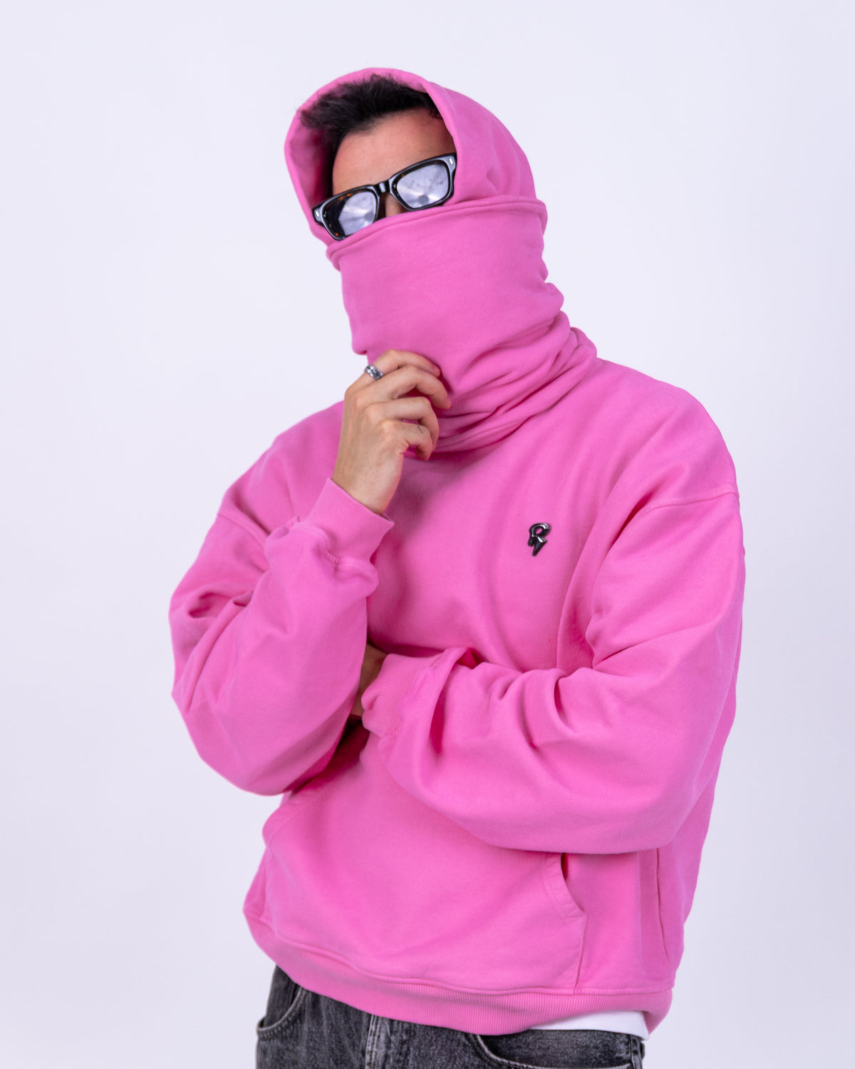 CLOUD MASK HOODIE - FADED PINK (VORBESTELLUNG)