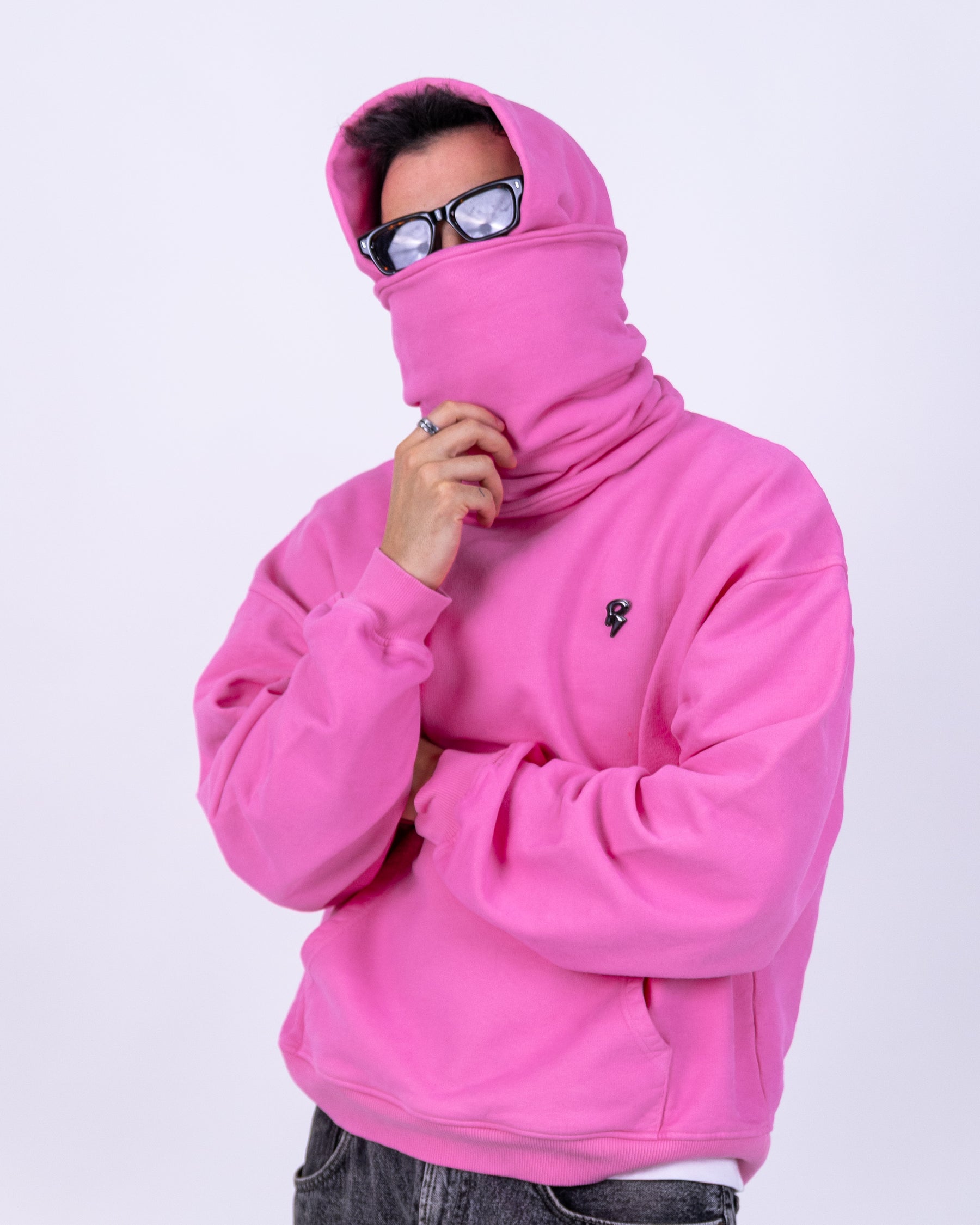 CLOUD MASK HOODIE - FADED PINK (VORBESTELLUNG)