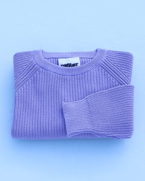 ANNIVERSARY KNIT CREWNECK LAVENDER