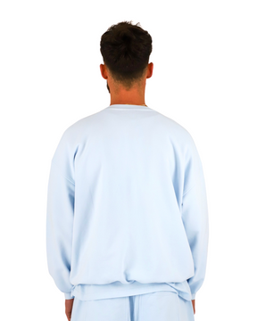 ALL-TIMES SWEATER WASHED-OUT XENON BLUE 