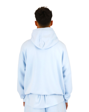 ALL-TIMES HOODIE WASHED-OUT XENON BLUE 