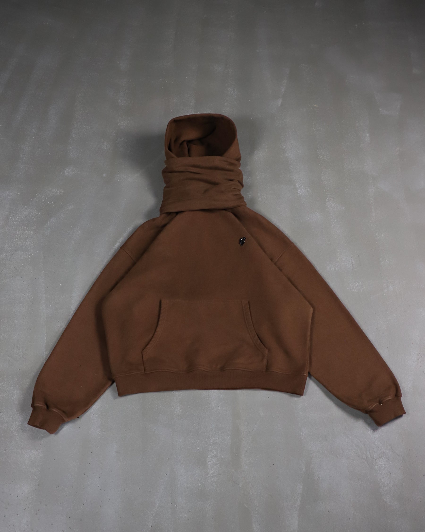 CLOUD MASK HOODIE - EARTH BROWN (VORBESTELLUNG)