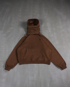 CLOUD MASK HOODIE - EARTH BROWN (VORBESTELLUNG)