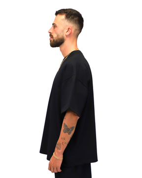 3D FLIPPED TEE BLK 