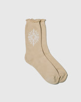 BOUCLE BAROQUE SOCKS BEIGE