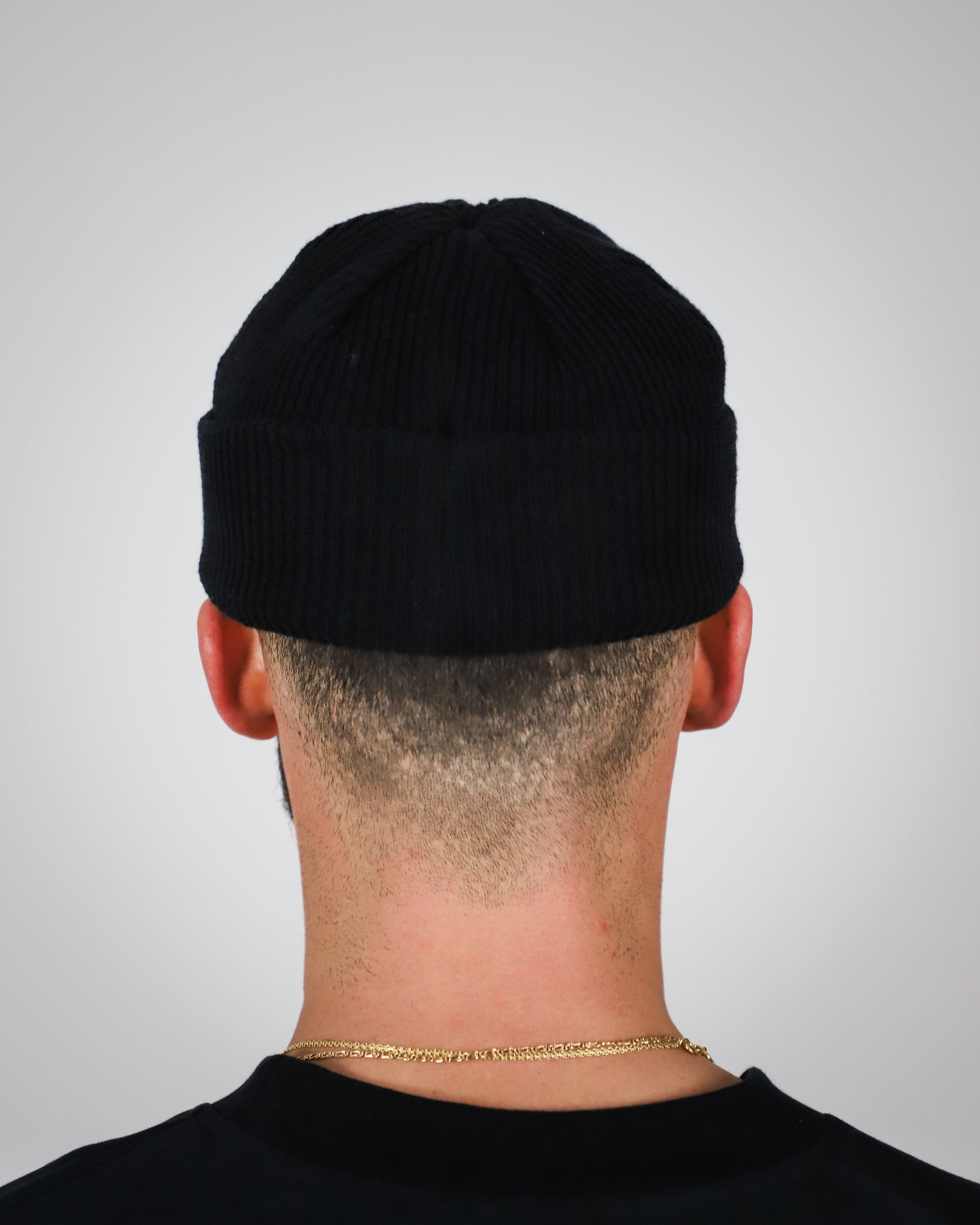 Fisherman Beanie Over Ears FISHERMAN BEANIE BLACK