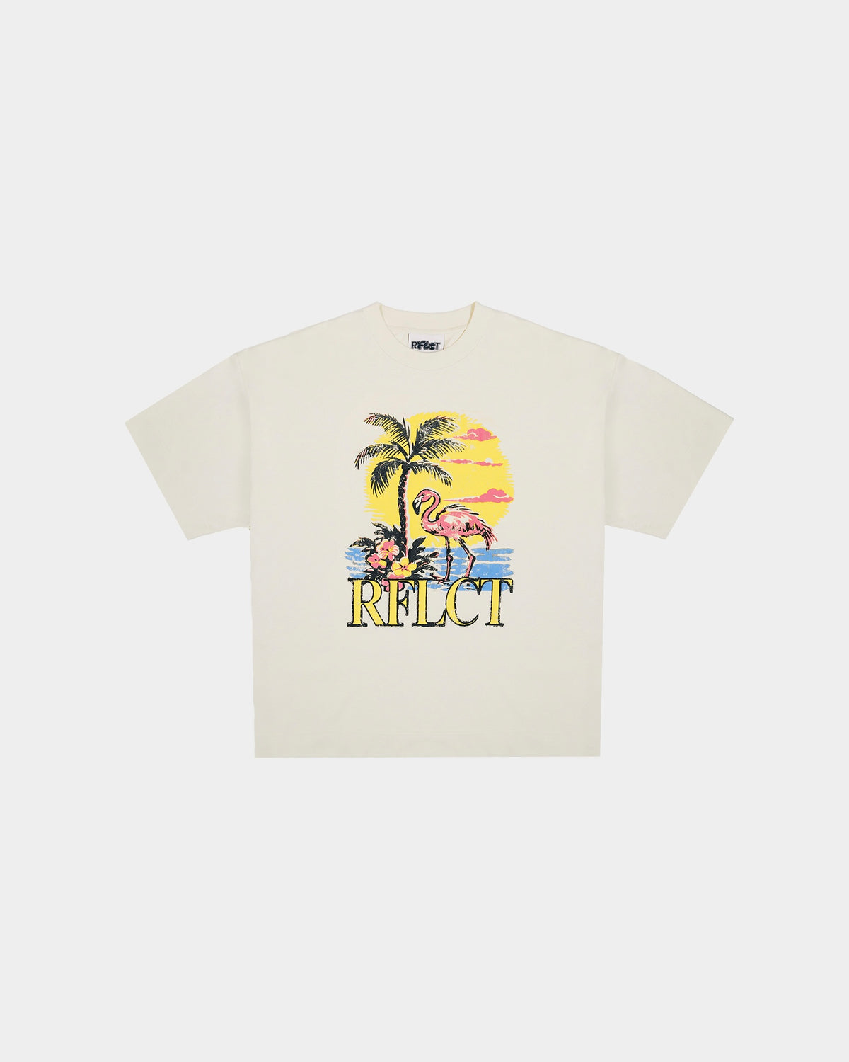 FLAMINGO TEE CREAM 