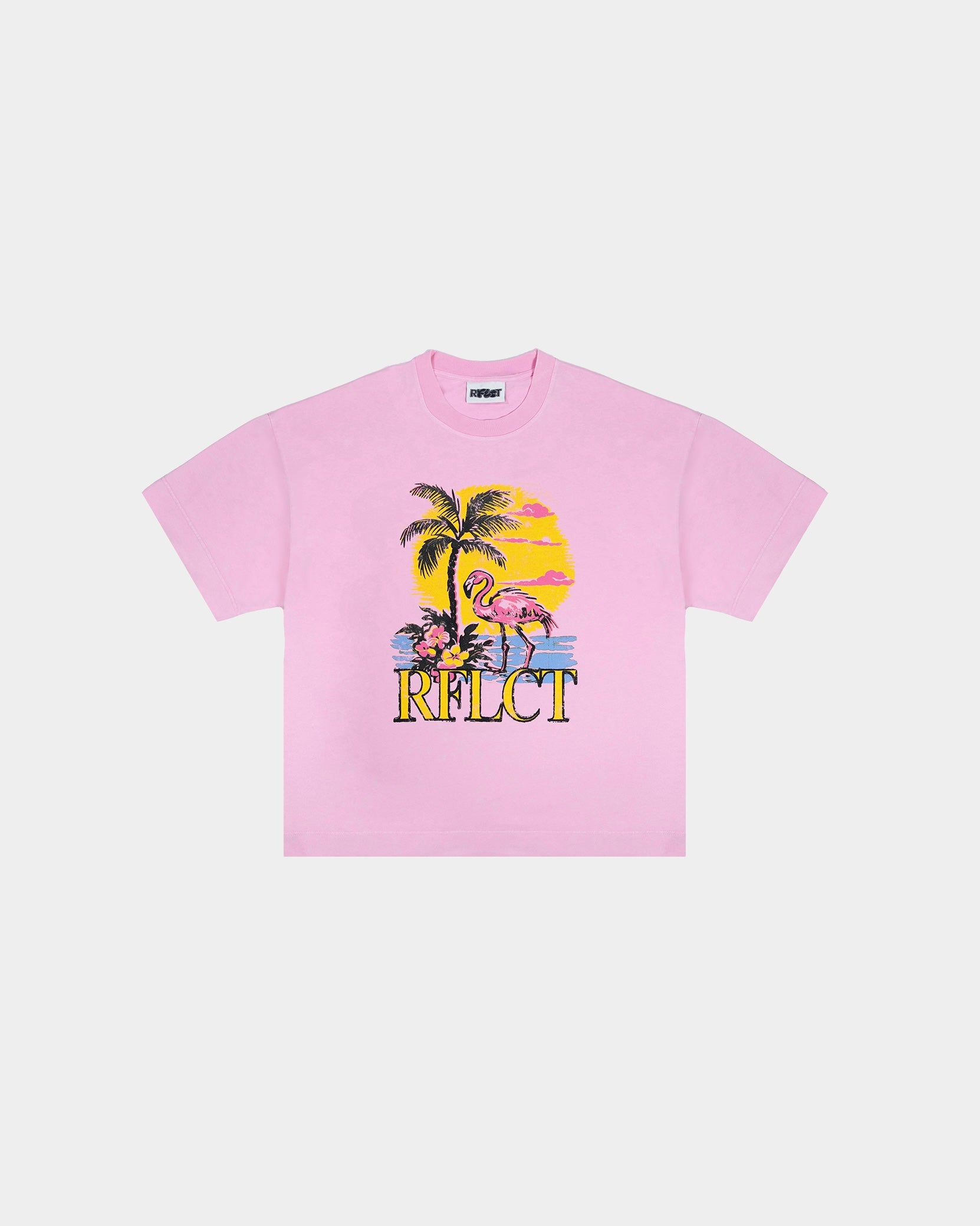 FLAMINGO TEE PINK 