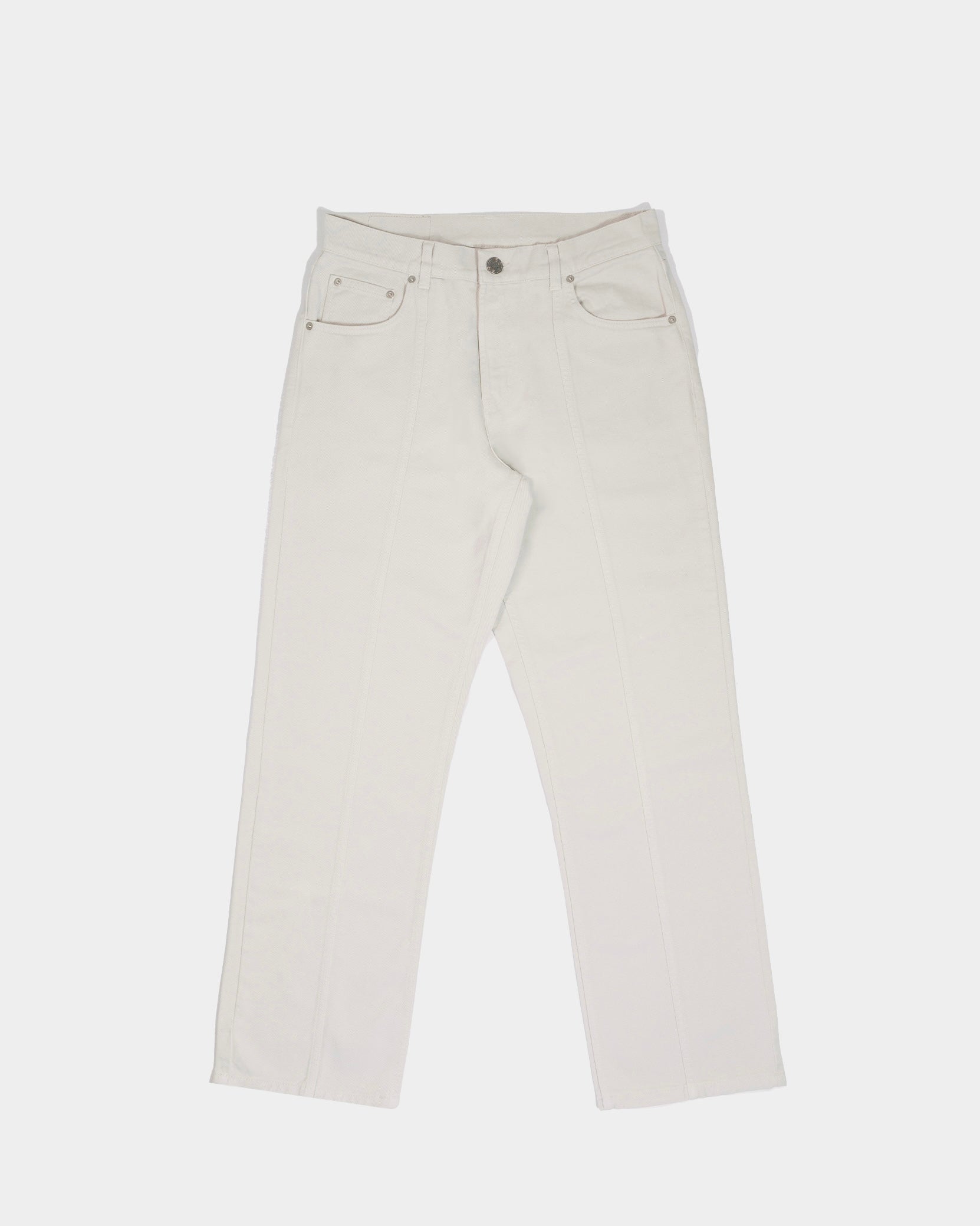 WHITE SEAM SWEATPANTS 