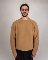 SOFT WOOL CREWNECK CAMEL