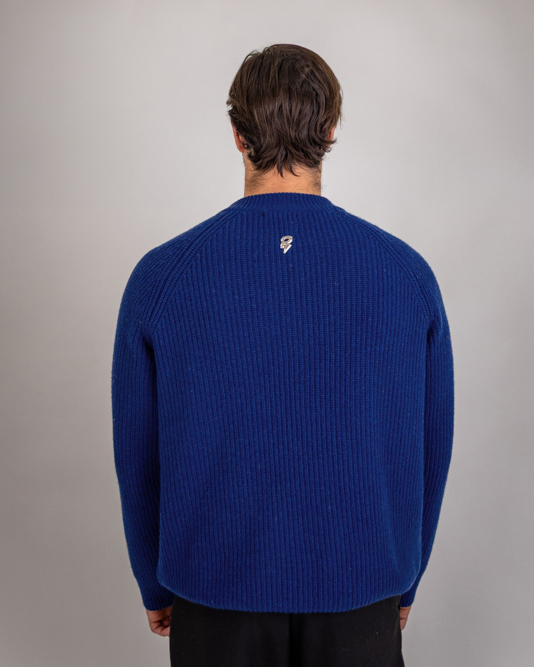 CHUNKY RIB KNIT CREWNECK PINK 
