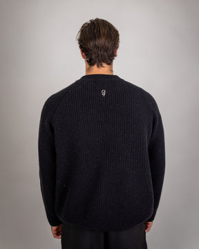 SOFT WOOL CREWNECK BLACK