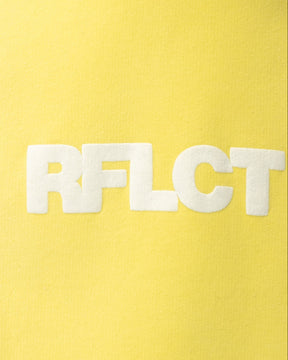 CLOUD MASK HOODIE - YELLOW SPRAYED