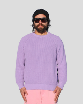 ANNIVERSARY KNIT CREWNECK LAVENDER