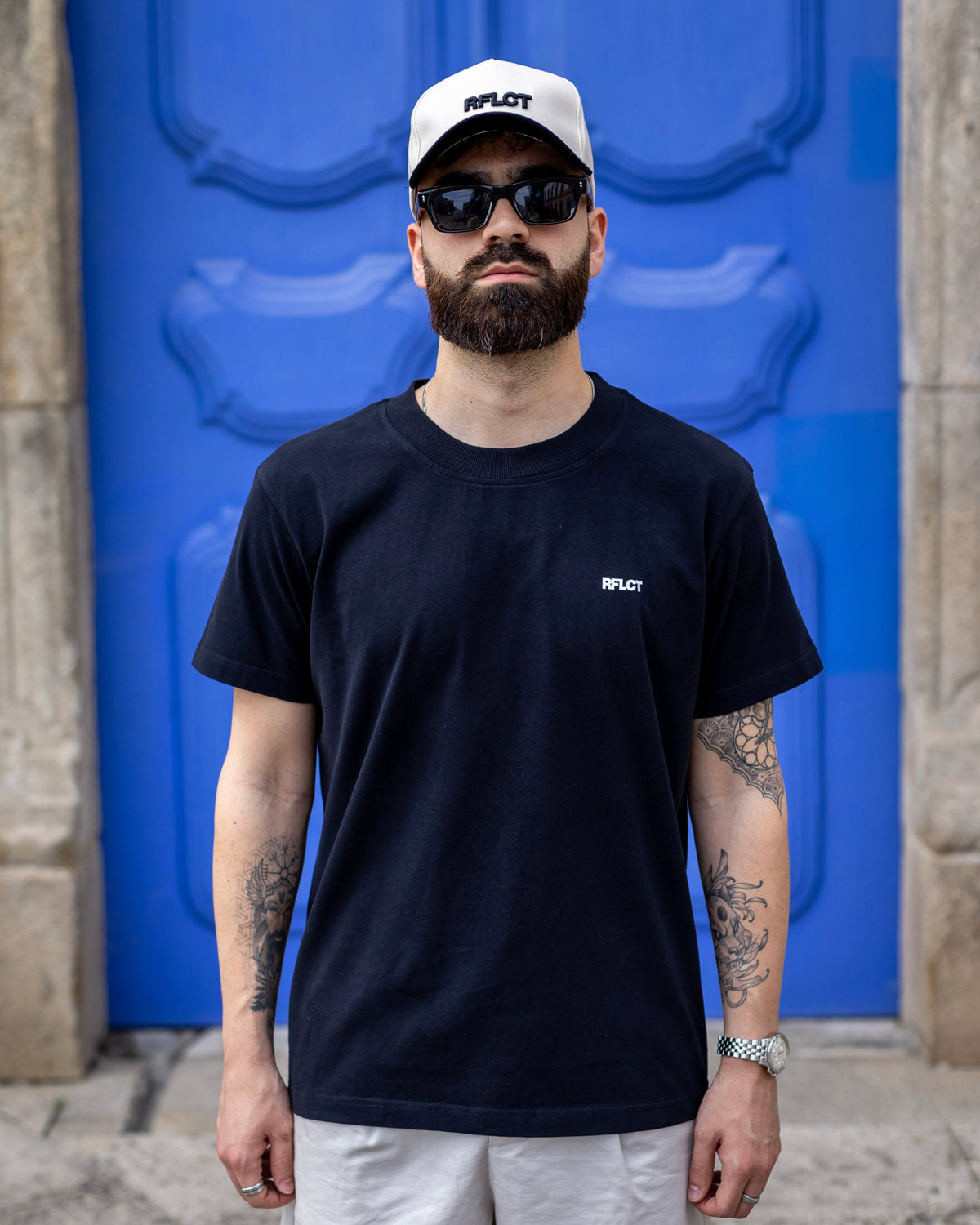 RFLCT REGULAR TEE BLACK