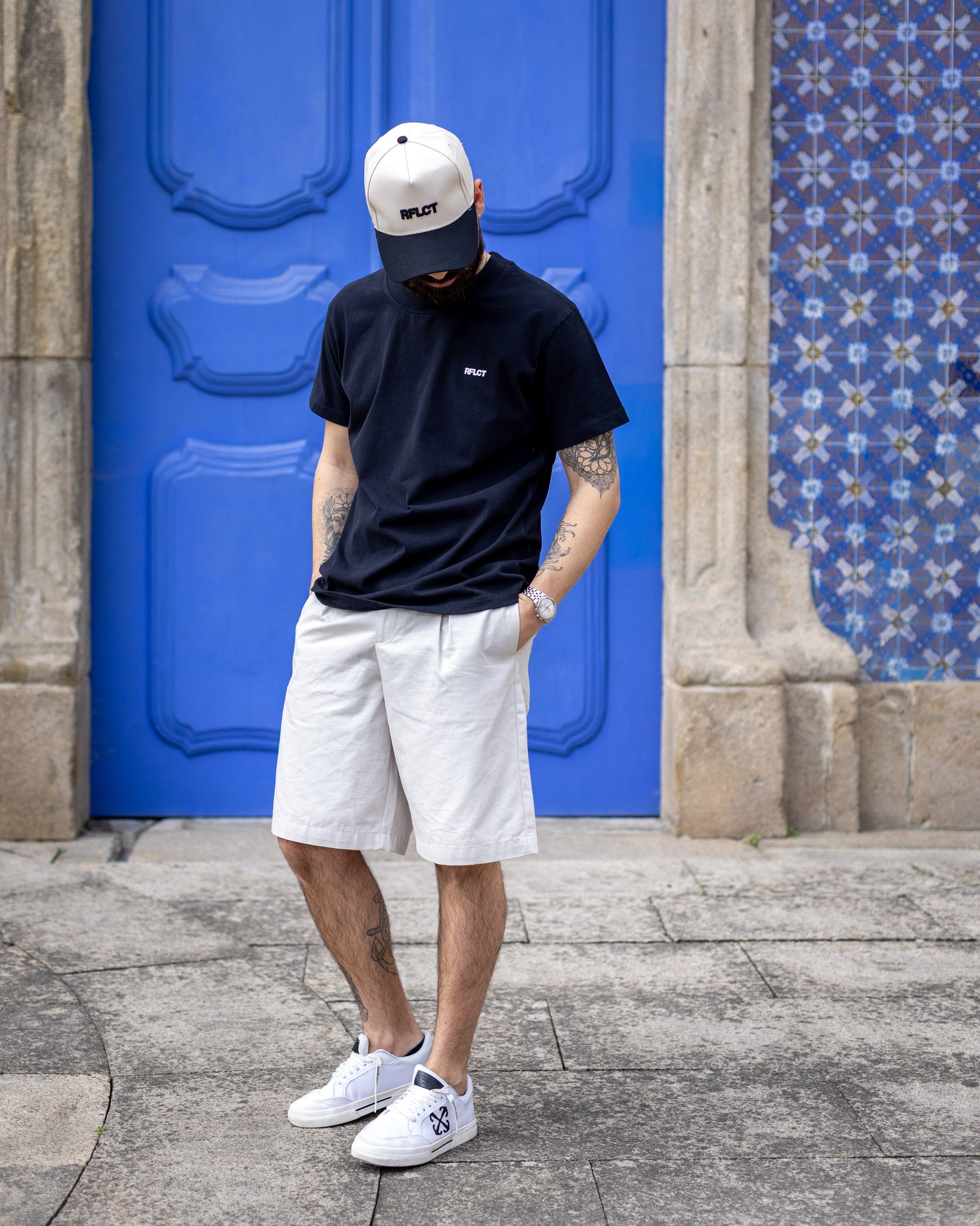 RFLCT REGULAR TEE BLACK