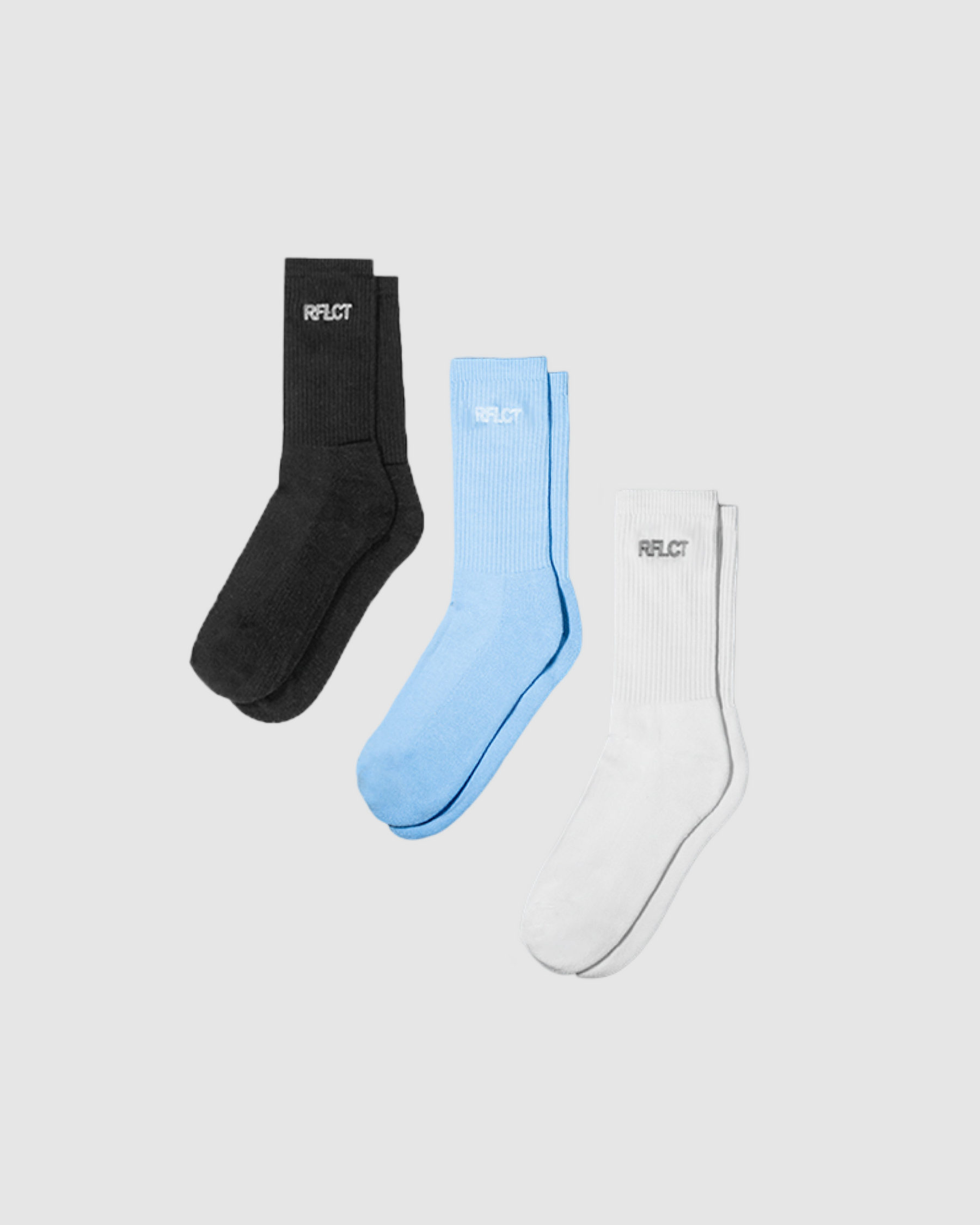 REFLECT SOCKS BLACK 