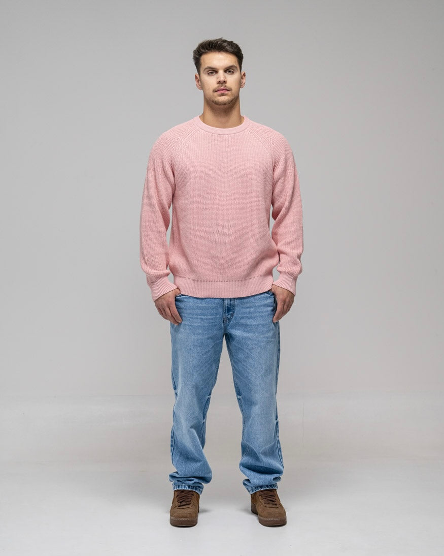 ANNIVERSARY KNIT CREWNECK PINK