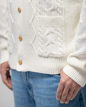 ANNIVERSARY KNIT CARDIGAN CREAM