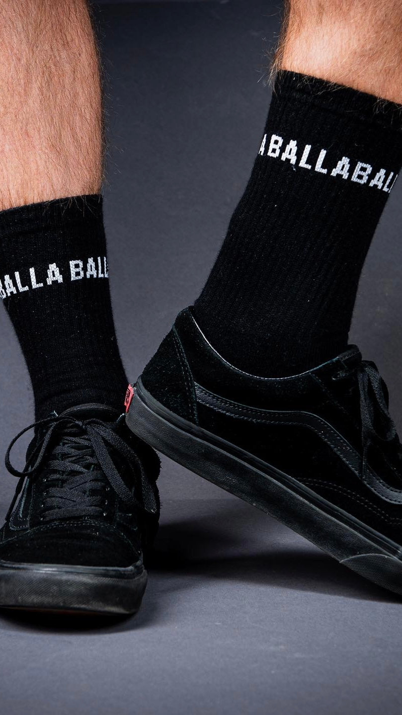 BALLLA BALLA SOCKS BLACK