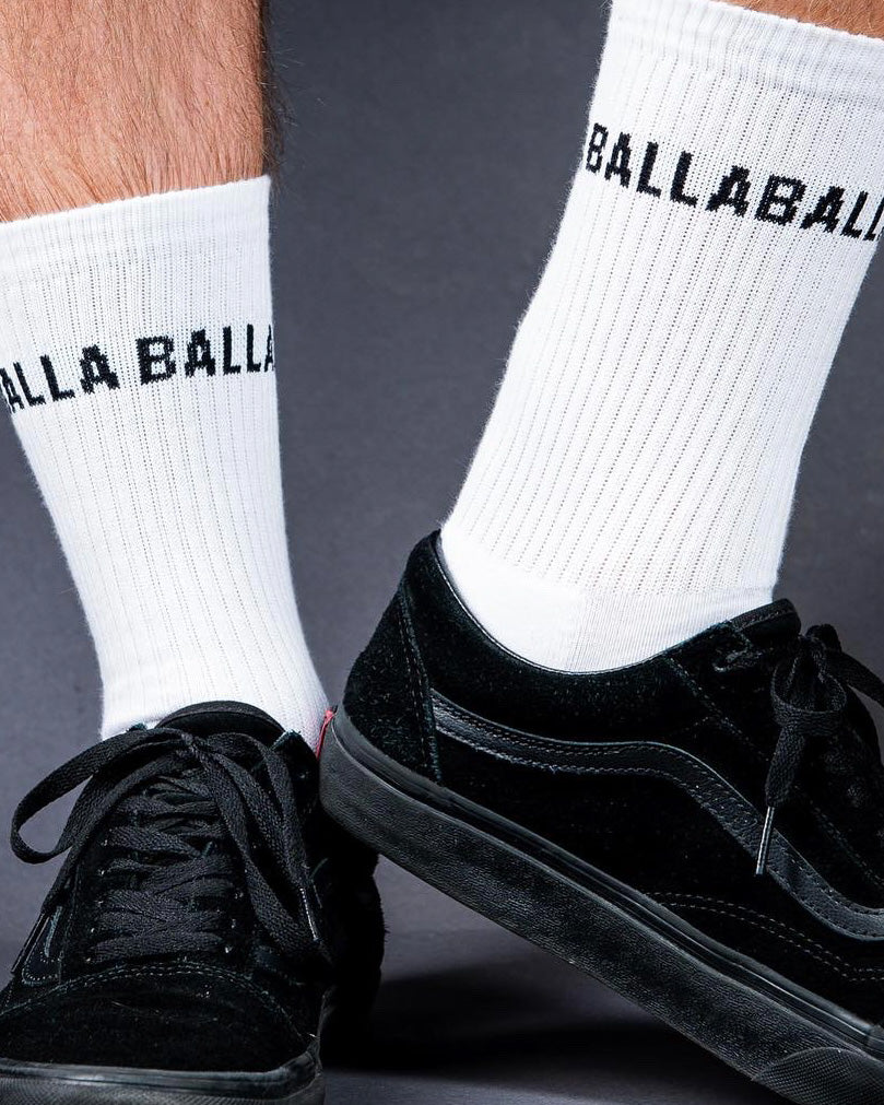 BALLA BALLA SOCKS WHITE